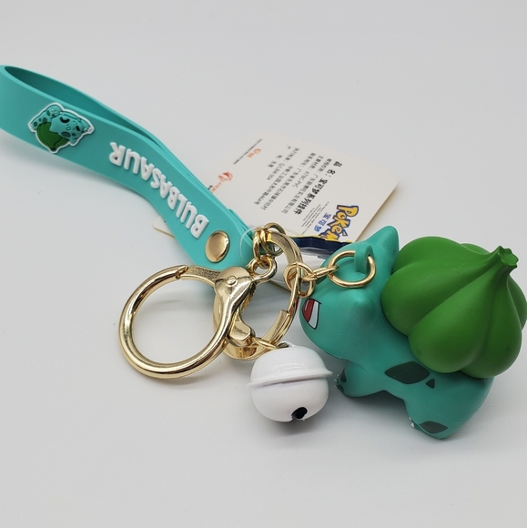 ❤️ BULBASAUR Pokemon 3 Dimensional Keychain and Bag Charm - Picture 3 of 13